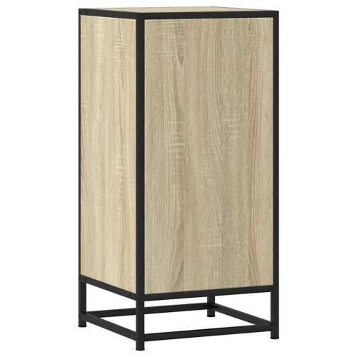 Komoda boja hrasta 35,5 x 35 x 76 cm konstruirano drvo i metal - sonoma hrast 1 Cijena