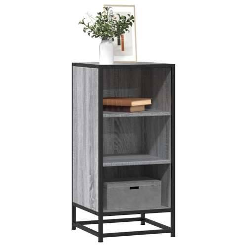 Komoda boja hrasta sonome 35,5x35x76 cm konstruirano drvo metal - Sivi hrast sonoma 1 Cijena