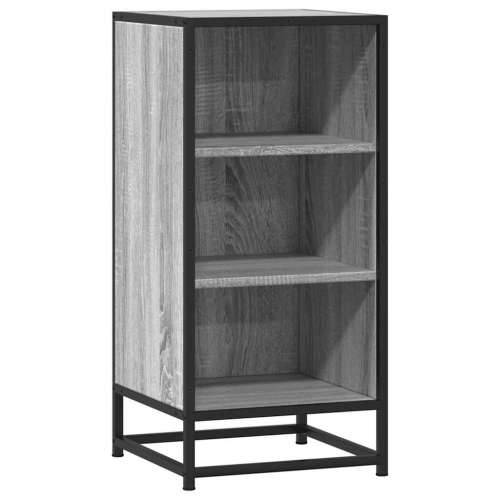 Komoda boja hrasta sonome 35,5x35x76 cm konstruirano drvo metal - Sivi hrast sonoma 1 Cijena