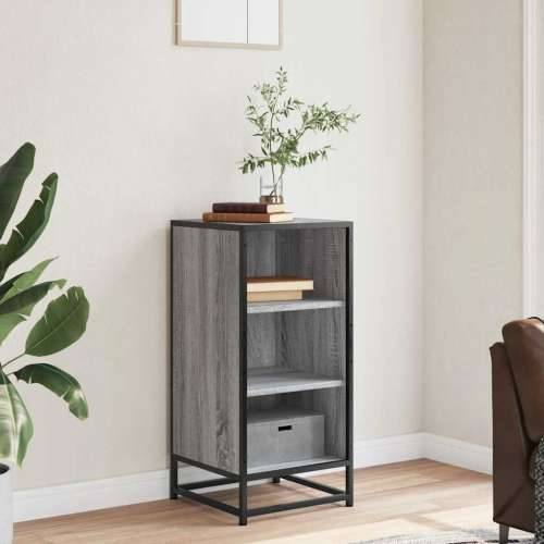Komoda boja hrasta sonome 35,5x35x76 cm konstruirano drvo metal - Sivi hrast sonoma 1 Cijena