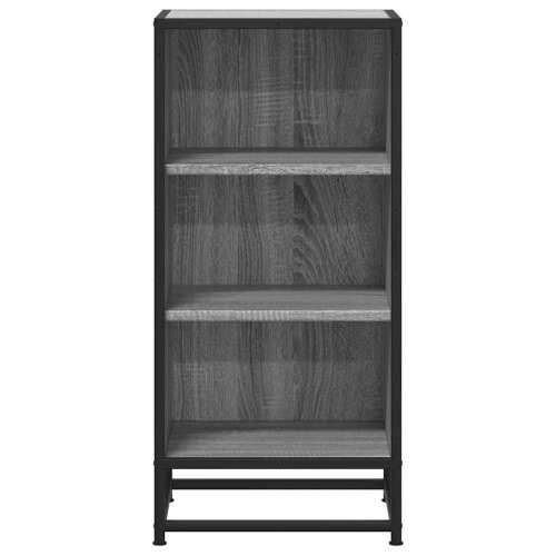 Komoda boja hrasta sonome 35,5x35x76 cm konstruirano drvo metal - Sivi hrast sonoma 1 Cijena