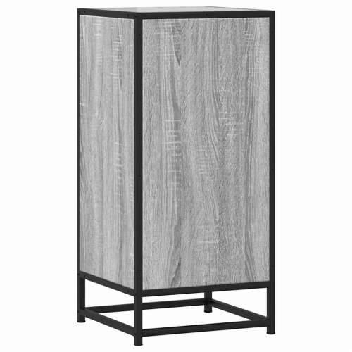 Komoda boja hrasta sonome 35,5x35x76 cm konstruirano drvo metal - Sivi hrast sonoma 1 Cijena