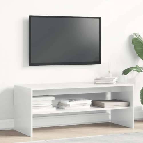TV ormarić od iverice visoki sjaj bijeli 100 x 40 x 40 cm - Visoko sjajno bijela 100 x 40 x 40 cm 1 Cijena