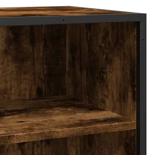 Komoda boja hrasta 35,5x35x76 cm konstruirano drvo i metal - Dimljeni hrast 1 Cijena