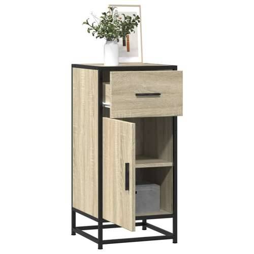 Komoda boja hrasta 35,5 x 35 x 76 cm konstruirano drvo i metal - sonoma hrast 1 Cijena
