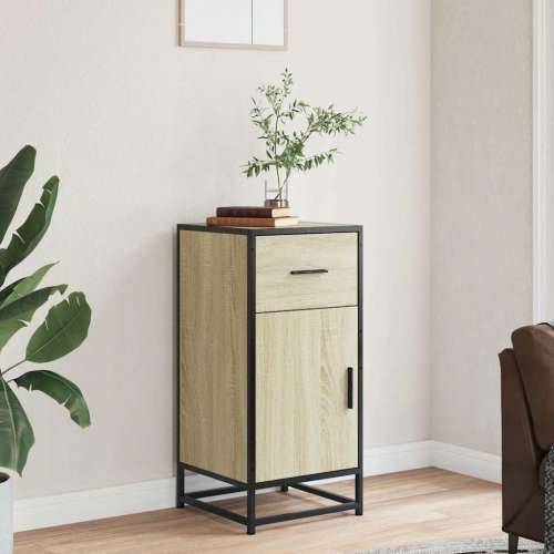 Komoda boja hrasta 35,5 x 35 x 76 cm konstruirano drvo i metal - sonoma hrast 1 Cijena