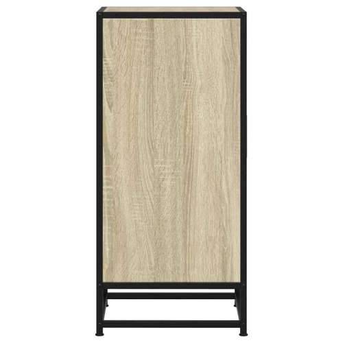 Komoda boja hrasta 35,5 x 35 x 76 cm konstruirano drvo i metal - sonoma hrast 1 Cijena