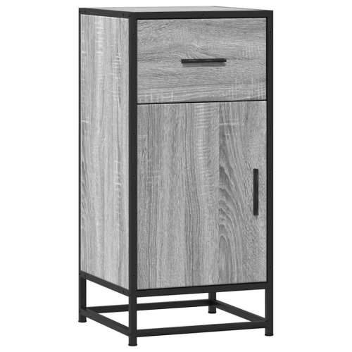 Komoda boja hrasta sonome 35,5x35x76 cm konstruirano drvo metal - Sivi hrast sonoma 1 Cijena
