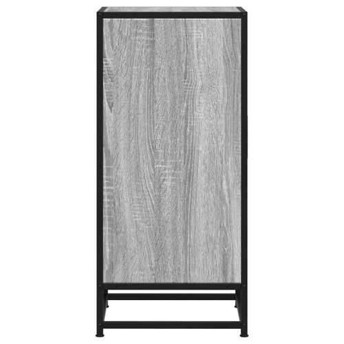 Komoda boja hrasta sonome 35,5x35x76 cm konstruirano drvo metal - Sivi hrast sonoma 1 Cijena