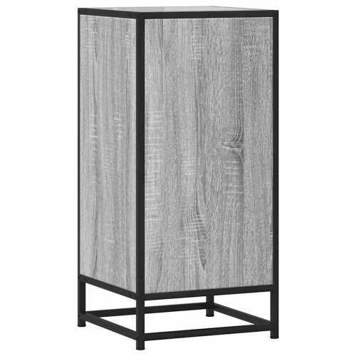 Komoda boja hrasta sonome 35,5x35x76 cm konstruirano drvo metal - Sivi hrast sonoma 1 Cijena