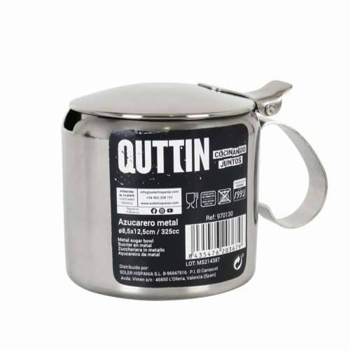 Zdjela za Šećer Quttin Quttin 325 ml 8,5 x 12,5 cm Metal 11 x 7,7 x 8 cm (12 kom.) Cijena