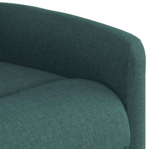 Naslonjač na podizanje od tkanine tamnozeleni - Tamnozelena 1 Ručno guranje unatrag Ne Cijena