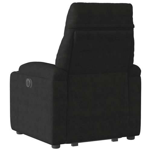 Naslonjač na podizanje crni od mikrovlakana - Crna 1 manual reclining function Ne Cijena