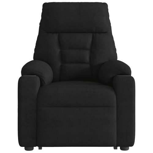Naslonjač na podizanje crni od mikrovlakana - Crna 1 manual reclining function Ne Cijena