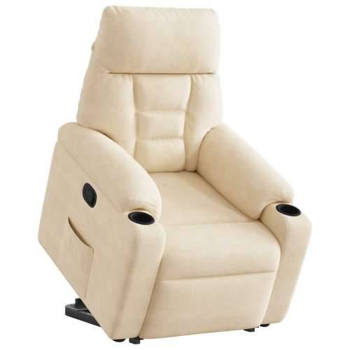 Naslonjač na podizanje bež od mikrovlakana - Bež 1 manual reclining function Ne Cijena