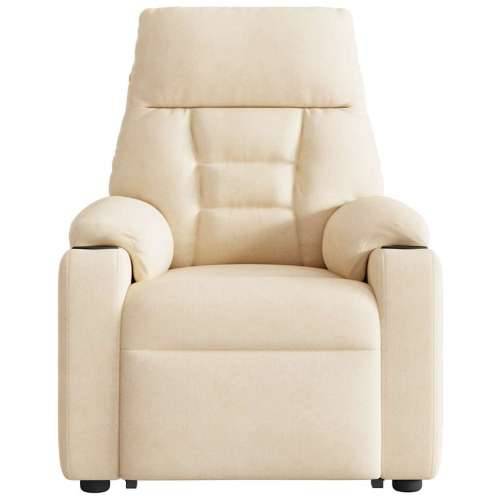 Naslonjač na podizanje bež od mikrovlakana - Bež 1 manual reclining function Ne Cijena