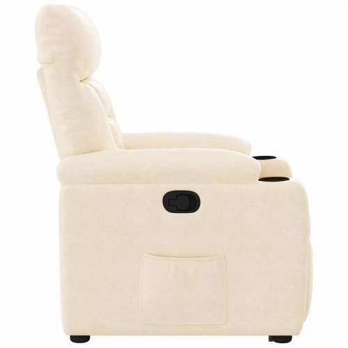 Naslonjač na podizanje bež od mikrovlakana - Bež 1 manual reclining function Ne Cijena