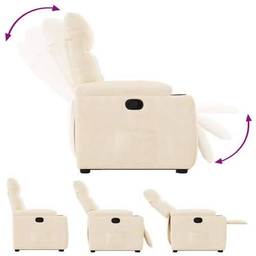 Naslonjač na podizanje bež od mikrovlakana - Bež 1 manual reclining function Ne Cijena