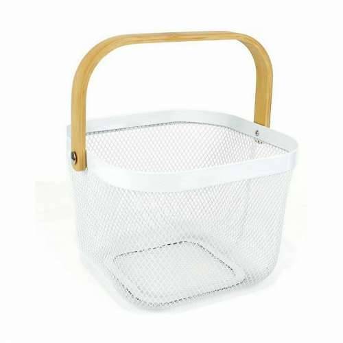 Višenamjenska Košara Confortime Metal Drvo 25 x 26 x 18 cm (6 kom.) Cijena