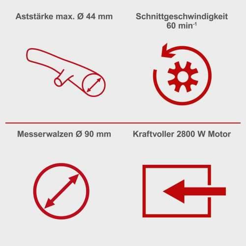 Vrtna drobilica Scheppach GS60 2800 W 60 L Cijena