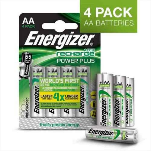 Punjive Baterije Energizer Accu Recharge Power Plus 2000 AA BP4 1,2 V AA HR6 (4 kom.) Cijena