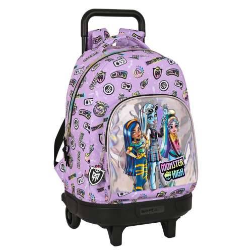 Školski Ruksak s Kotačima Monster High Best boos Lila 33 X 45 X 22 cm Cijena