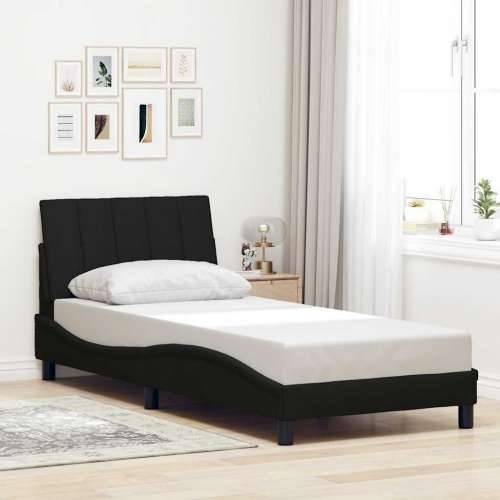 Okvir za krevet bez madraca crni 90x200cm od tkanine - Crna 90 x 200 cm Cijena
