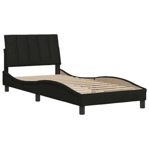 Okvir za krevet bez madraca crni 90x190cm od tkanine - Crna 90 x 190 cm Cijena