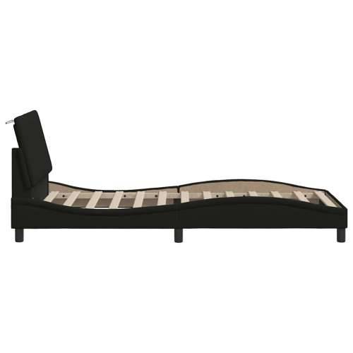 Okvir za krevet bez madraca crni 90x190cm od tkanine - Crna 90 x 190 cm Cijena