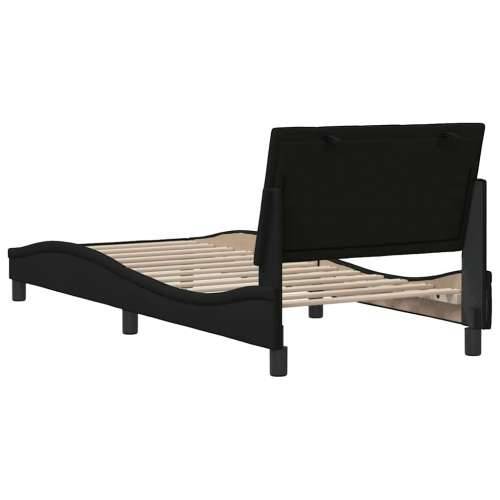 Okvir za krevet bez madraca crni 90x190cm od tkanine - Crna 90 x 190 cm Cijena