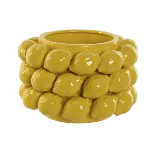 Stolni ukras Home ESPRIT Rumena Keramika Gres Keramika Limun Tropsko 28 x 28 x 20 cm Cijena