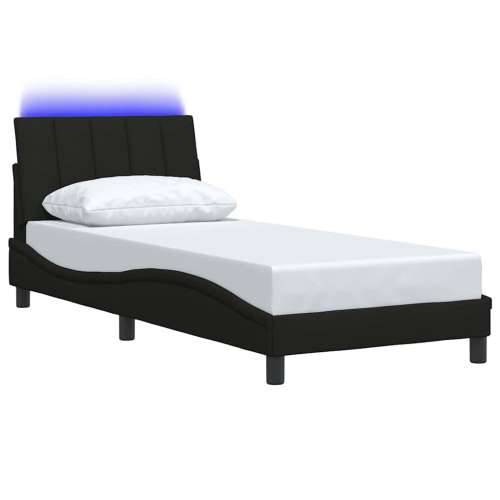 Okvir za krevet bez madraca crni 80x200cm od tkanine - Crna 80 x 200 cm Cijena