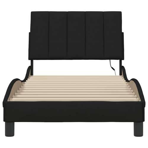Okvir za krevet bez madraca crni 80x200cm od tkanine - Crna 80 x 200 cm Cijena