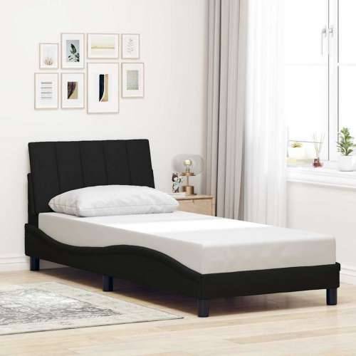 Okvir za krevet bez madraca crni 90x200cm od tkanine - Crna 90 x 200 cm Cijena