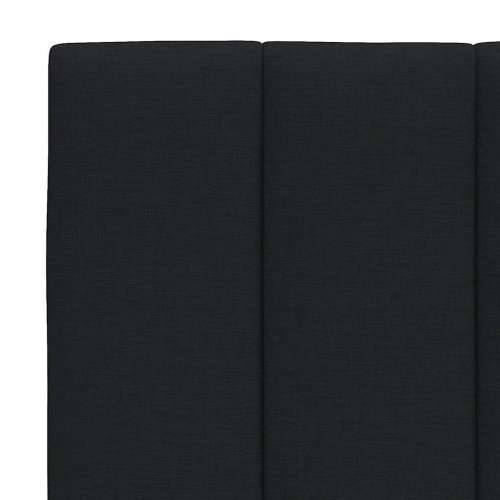Okvir za krevet bez madraca crni 100x200 cm od tkanine - Crna 100 x 200 cm Cijena