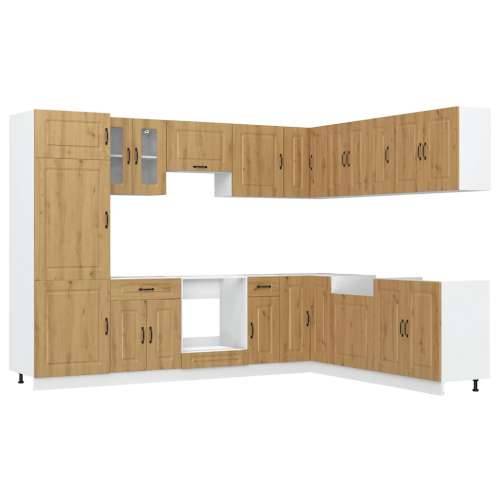 14-dijelni set kuhinjskih ormarića Kalmar konstruiranog drva - hrast artisan 1 Cijena