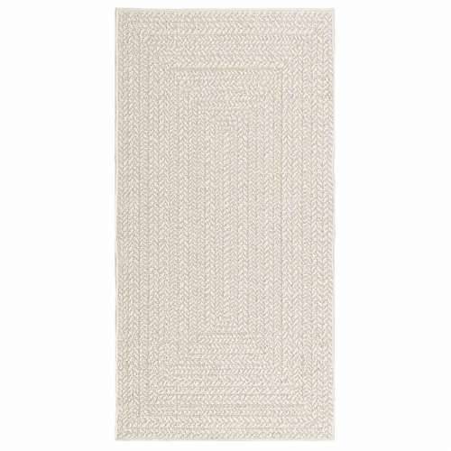 Tepih ZIZUR 80 x 150 cm s izgledom jute unutarnji i vanjski - Krema 80 x 150 cm Pravokutno Cijena
