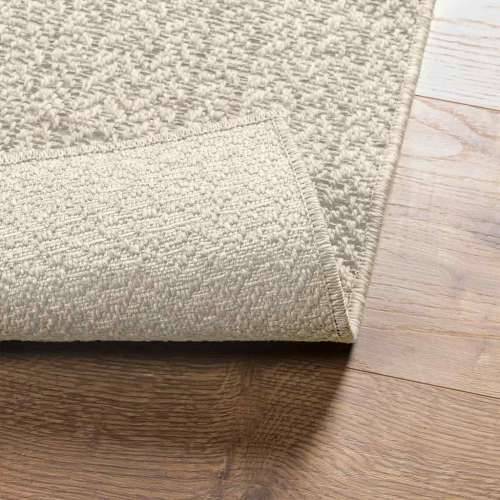 Tepih ZIZUR 200 x 200 cm s izgledom jute unutarnji i vanjski - Krema 200 x 200 cm Pravokutno Cijena