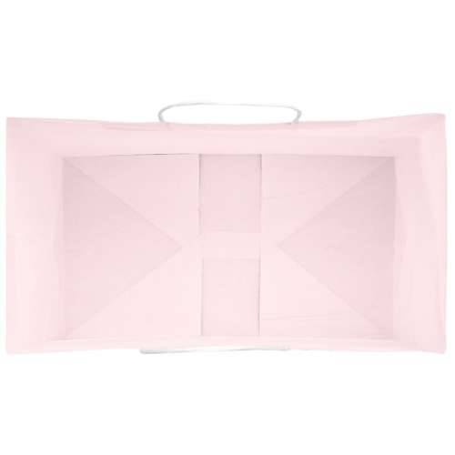 Papirnate vrećice 50 kom s ručkama ružičaste 15x8x21 cm - Ružičasta 15 x 8 x 21 cm 50 Cijena
