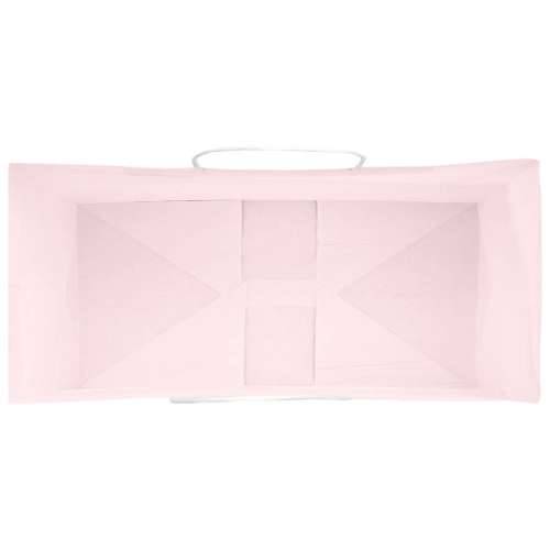 Papirnate vrećice 50 kom s ručkama ružičaste 26x12x35 cm - Ružičasta 26 x 12 x 35 cm 50 Cijena
