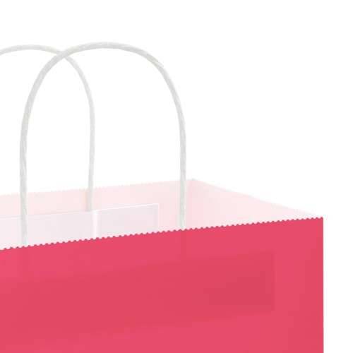 Papirnate vrećice 50 kom s ručkama ružičaste 26x12x35 cm - Ružičasta 26 x 12 x 35 cm 50 Cijena