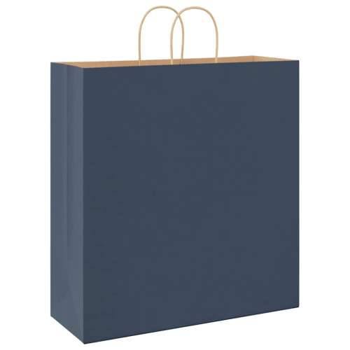 Papirnate vrećice 50 kom s ručkama plave 45x17x48 cm - Plava 45 x 17 x 48 cm 50 Cijena