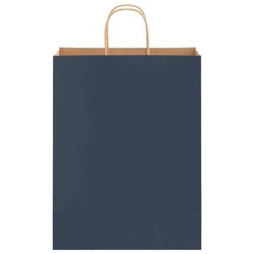 Papirnate vrećice 250 kom s ručkama plave 32x12x42 cm - Plava 32 x 12 x 42 cm 250 Cijena