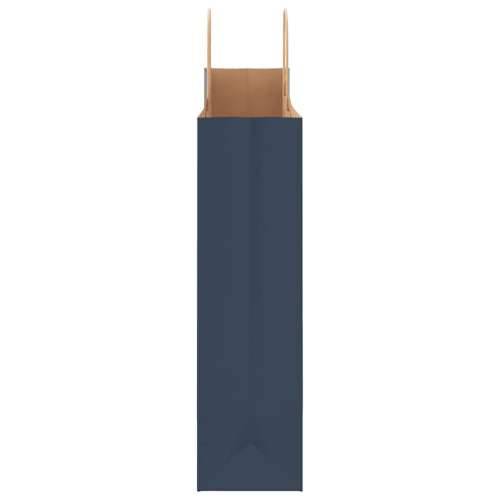 Papirnate vrećice 250 kom s ručkama plave 32x12x42 cm - Plava 32 x 12 x 42 cm 250 Cijena