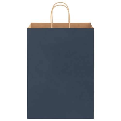 Papirnate vrećice 250 kom s ručkama plave 32x17x44 cm - Plava 32 x 17 x 44 cm 250 Cijena