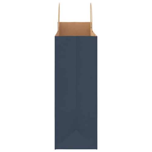 Papirnate vrećice 250 kom s ručkama plave 32x17x44 cm - Plava 32 x 17 x 44 cm 250 Cijena