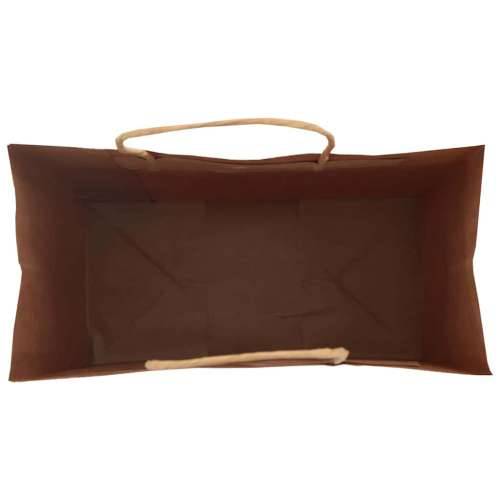 Papirnate vrećice 250 kom s ručkama plave 32x17x44 cm - Plava 32 x 17 x 44 cm 250 Cijena