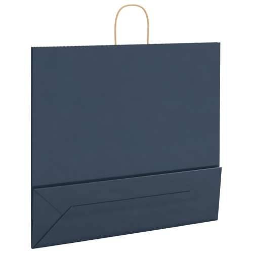 Papirnate vrećice 250 kom s ručkama plave 54x15x49 cm - Plava 54 x 15 x 49 cm 250 Cijena