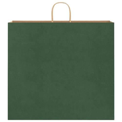 Papirnate vrećice 250 kom s ručkama zelene 54x15x49 cm - Zelena 54 x 15 x 49 cm 250 Cijena
