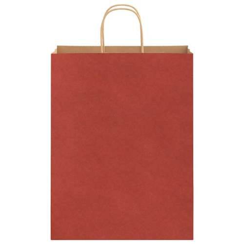 Papirnate vrećice 50 kom s ručkama crvene 32x12x42 cm - Crvena 32 x 12 x 42 cm 50 Cijena